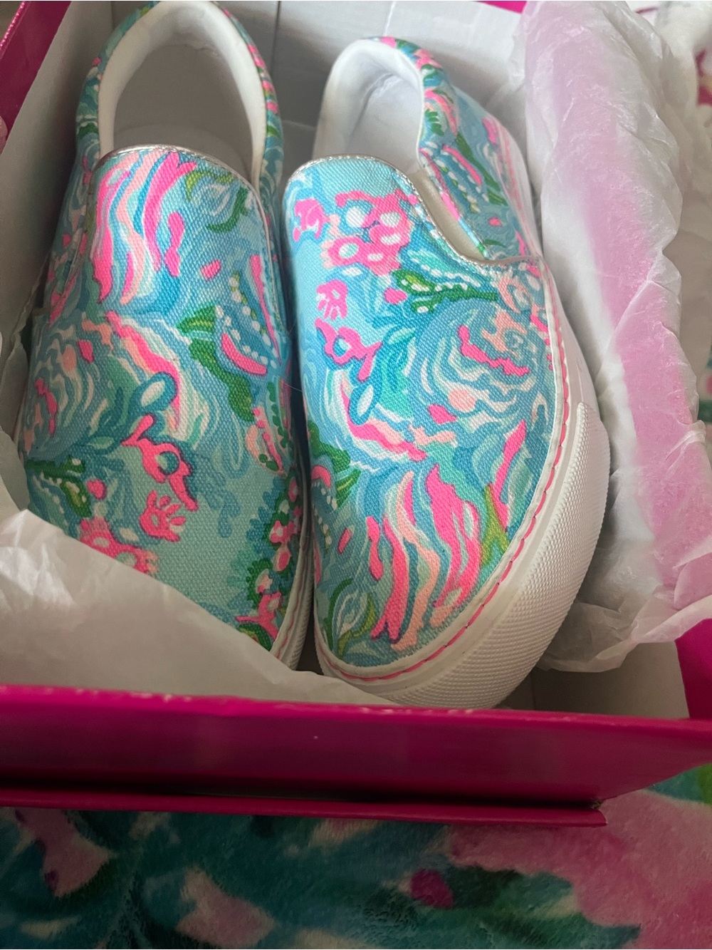 Lilly Pulitzer Julie Slip-on Sneakers Size 7.5